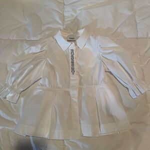 Burberry Celia White Top